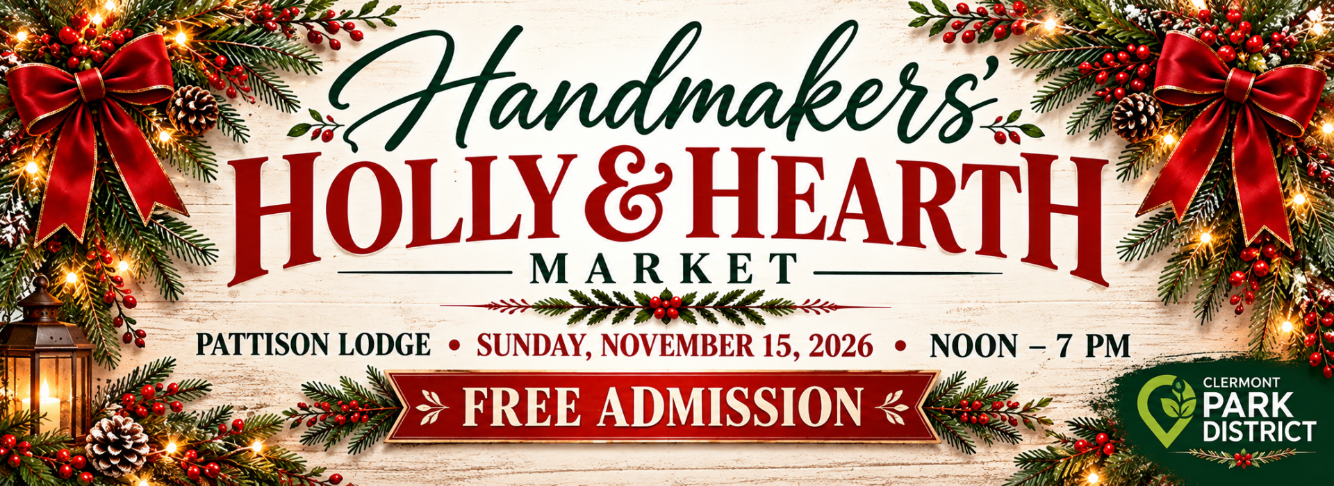 Clermont Parks Pattison Lodge Holiday Market